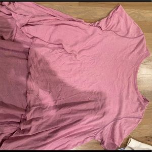 Free People Pink Flowy Top